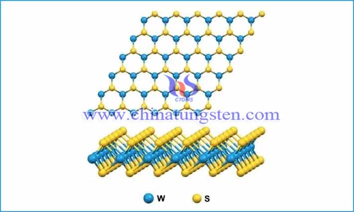 二硫化鎢結構圖