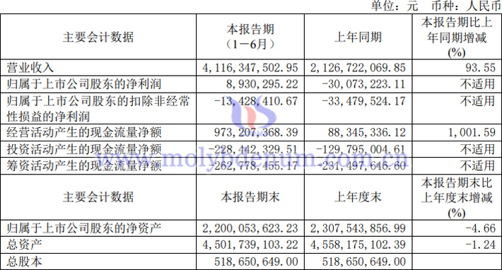 2023年上半年吉翔股份業績報告