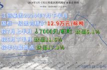 江鎢集團2024年7月下半月黑鎢精礦報價