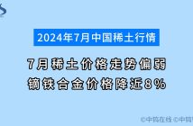 7月稀土行情如何