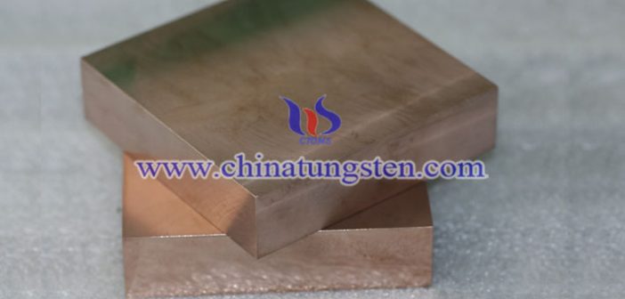 tungsten copper alloy block picture