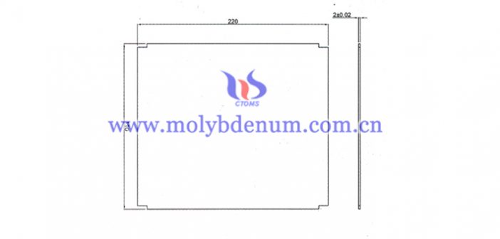 customized TZM plate image