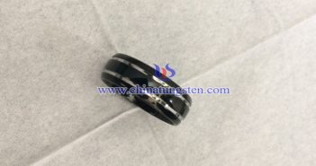 black tungsten ring image