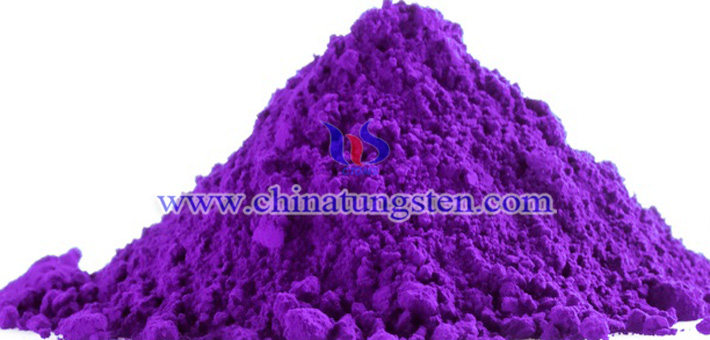 V-doped violet tungsten oxide picture