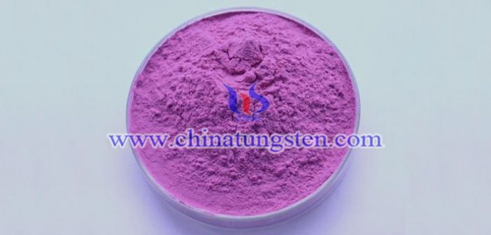 violet tungsten oxide picture