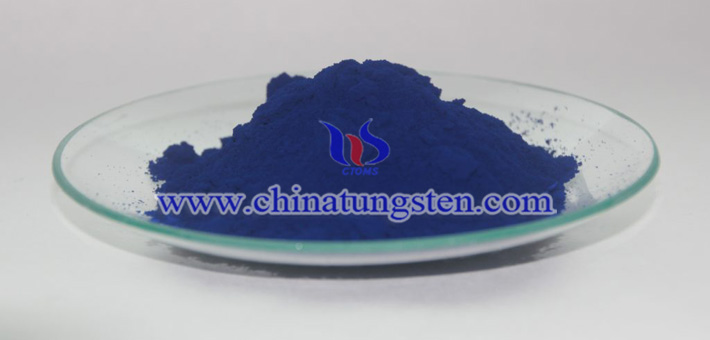 99.95% blue tungsten oxide nanopowder picture