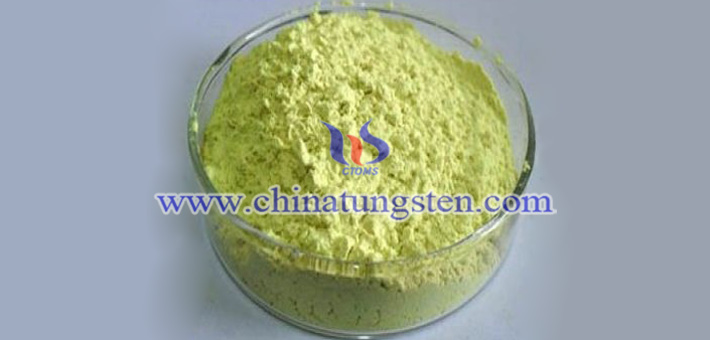 crystalline yellow tungsten oxide Chinatungsten picture