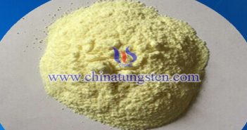 fine yellow tungsten oxide picture