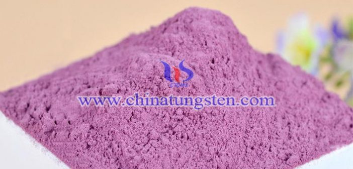 high-purity high density violet tungsten oxide picture