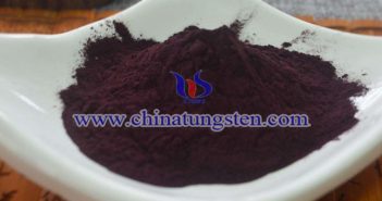 nano-needle violet tungsten oxide picture