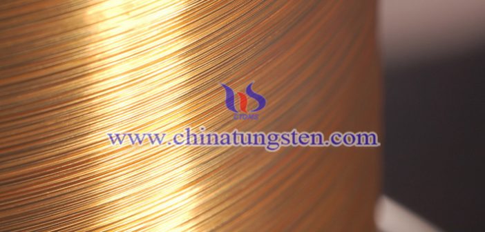 gold plated tungsten rhenium wire Chinatungsten picture