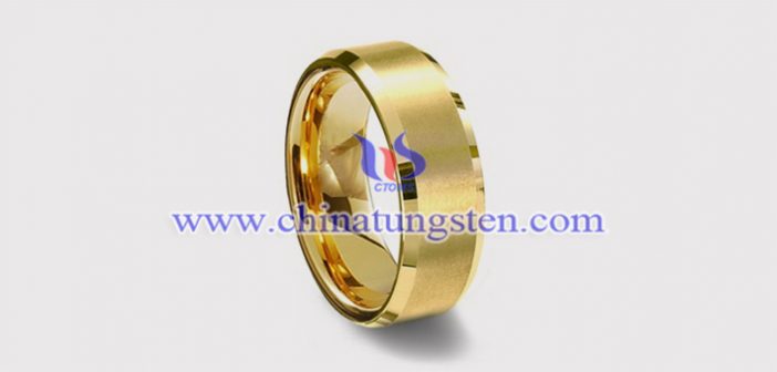 tungsten alloy gold plated jewelry picture