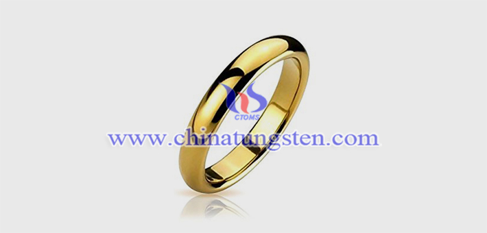 tungsten alloy scan gold bracelet picture