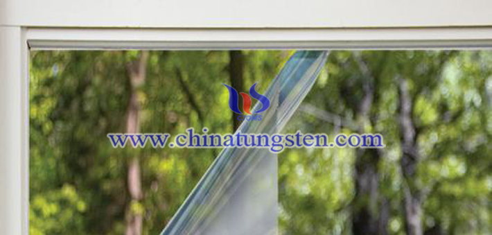 cesium tungsten bronze applied for window heat insulation film image