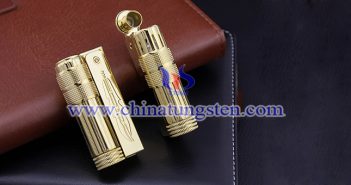 gold plated tungsten alloy lighter picture