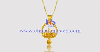 gold plated tungsten alloy pendant picture