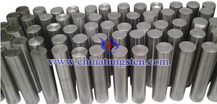 ASTM B777-99 class4 tungsten alloy rod picture