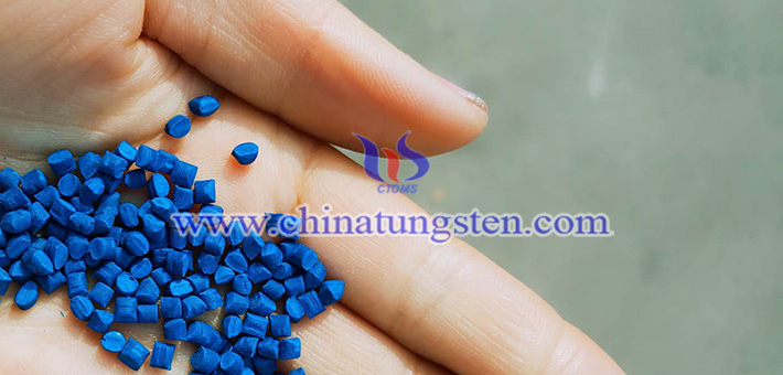 blue tungsten oxide applied for nano-ceramic color master picture