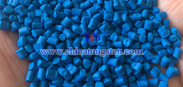 blue tungsten oxide applied for thermal insulation masterbatch picture