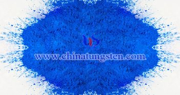 blue tungsten oxide powder applied for ceramic microsphere picture