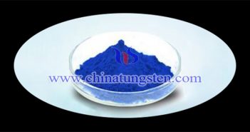 blue tungsten oxide powder applied for thermal insulation masterbatch image