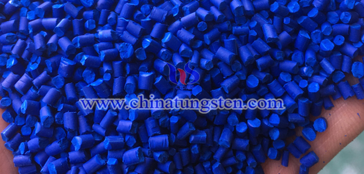 blue tungsten oxide powder applied for thermal insulation masterbatch picture