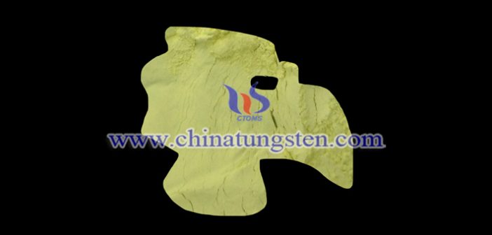 nano yellow tungsten oxide applied for heat insulation coating image