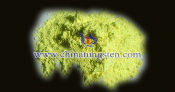 nano yellow tungsten oxide applied for thermal insulation paper image