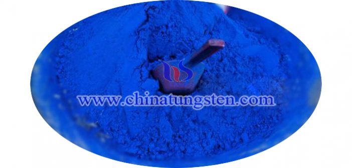 transparent thermal insulation material blue tungsten oxide image