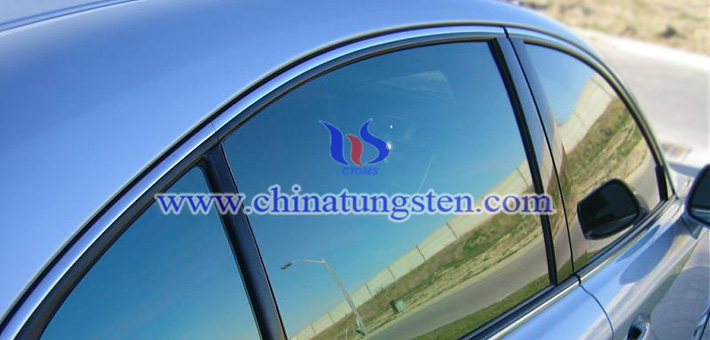 tungsten trioxide applied for heat insulating window glass picture