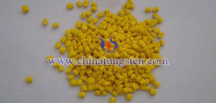 tungsten trioxide applied for thermal insulation master batch picture