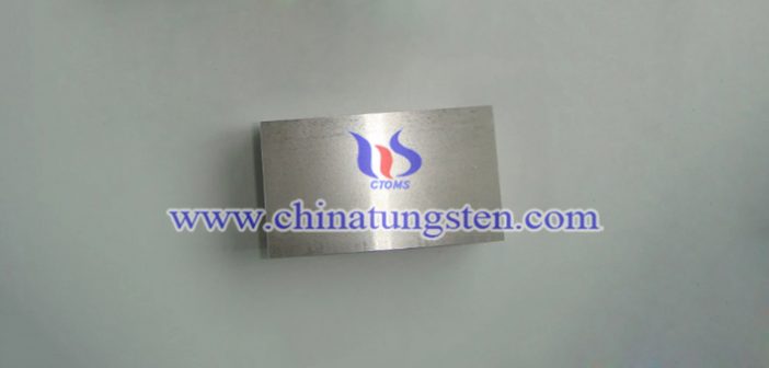 90W-7.1Ni-2.9Fe tungsten alloy block picture