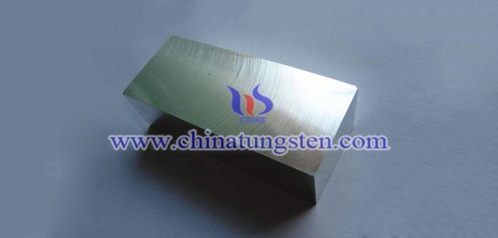 W253H tungsten alloy block picture