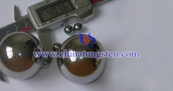 φ40.36mm tungsten alloy ball picture