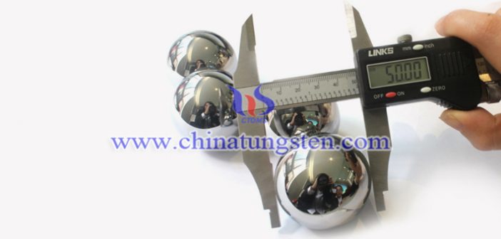 φ50mm tungsten alloy ball picture