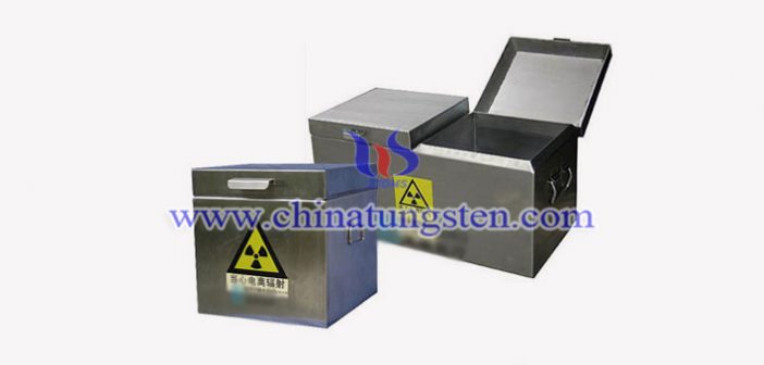 industrial tungsten radiation protection box picture