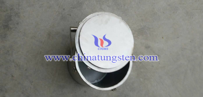 tungsten alloy medical protective jar picture