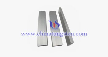 2.5X10X330mm tungsten alloy oblate strip picture