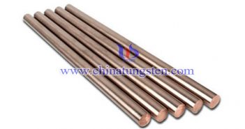 tungsten copper rod picture