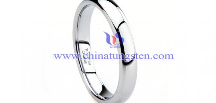 women tungsten wedding ring picture