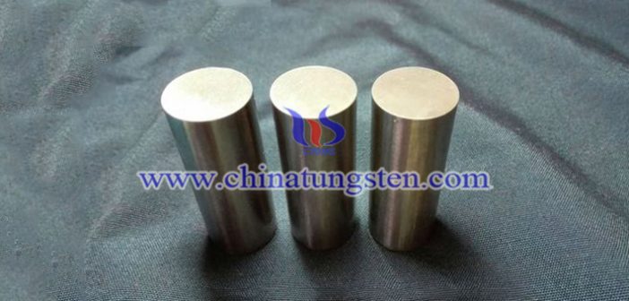 Anviloy 1150 tungsten alloy cylinder picture