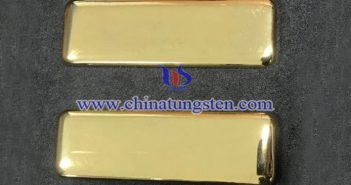 tungsten gold plated bar picture