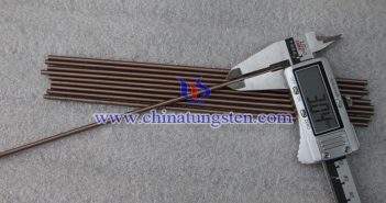 Ø3x200mm tungsten copper rod picture