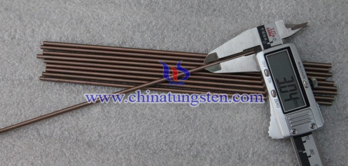 Ø3x200mm tungsten copper rod picture