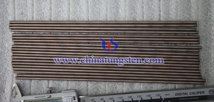 Ø4x200mm tungsten copper rod picture