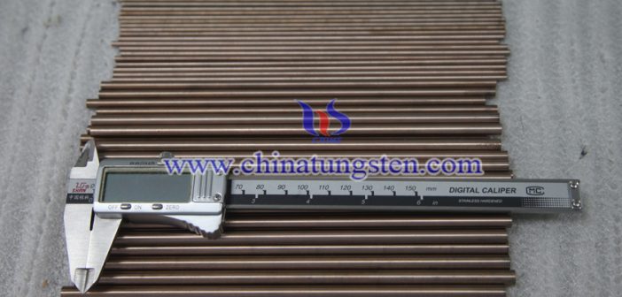 Ø6x200mm tungsten copper rod picture