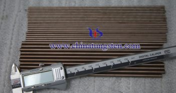 Ø7x200mm tungsten copper rod picture