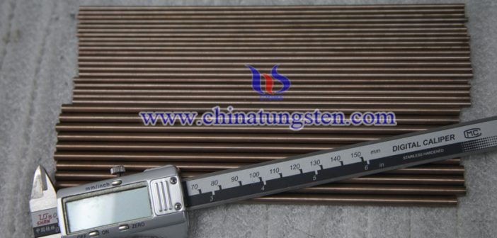 Ø7x200mm tungsten copper rod picture