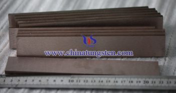 Tungsten Copper Bar Picture