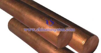 tungsten copper blank rod picture